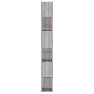 vidaXL Book Cabinet/Room Divider Grey Sonoma 100x24x188 cm