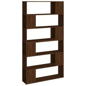 vidaXL Book Cabinet/Room Divider Brown Oak 100x24x188 cm