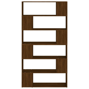 vidaXL Book Cabinet/Room Divider Brown Oak 100x24x188 cm