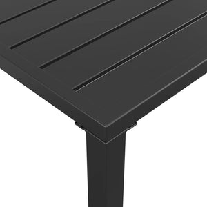 vidaXL Garden Dining Table Anthracite 110x54x70 cm Steel