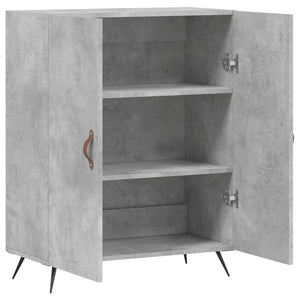 vidaXL Sideboard Concrete Grey 69.5x34x90 cm Engineered Wood