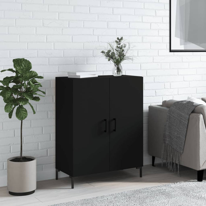 vidaXL Sideboard Black 69.5x34x90 cm Engineered Wood