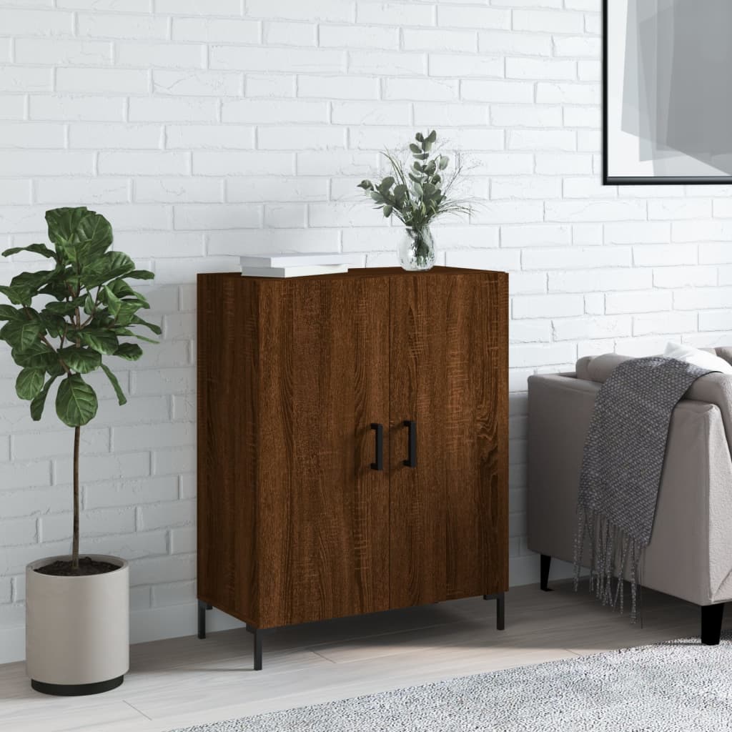 vidaXL Sideboard Brown Oak 69.5x34x90 cm Engineered Wood