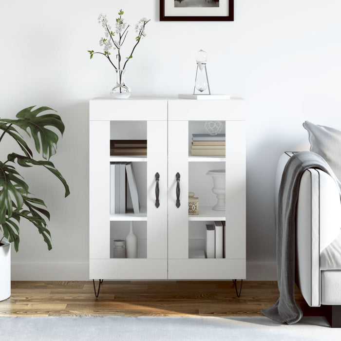 vidaXL Sideboard White 69.5x34x90 cm Engineered Wood