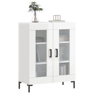 vidaXL Sideboard High Gloss White 69.5x34x90 cm Engineered Wood