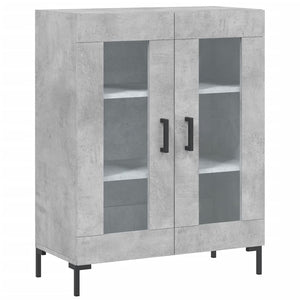 vidaXL Sideboard Concrete Grey 69.5x34x90 cm Engineered Wood