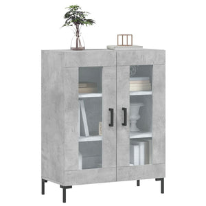 vidaXL Sideboard Concrete Grey 69.5x34x90 cm Engineered Wood