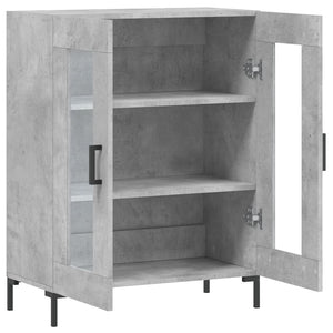 vidaXL Sideboard Concrete Grey 69.5x34x90 cm Engineered Wood