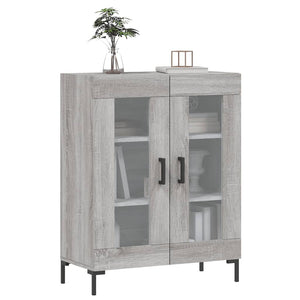 vidaXL Sideboard Grey Sonoma 69.5x34x90 cm Engineered Wood