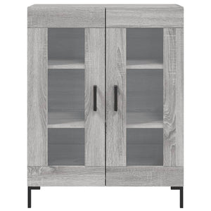 vidaXL Sideboard Grey Sonoma 69.5x34x90 cm Engineered Wood