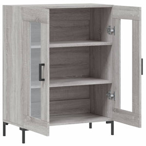 vidaXL Sideboard Grey Sonoma 69.5x34x90 cm Engineered Wood