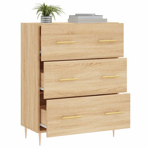 vidaXL Sideboard Sonoma Oak 69.5x34x90 cm Engineered Wood