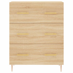 vidaXL Sideboard Sonoma Oak 69.5x34x90 cm Engineered Wood