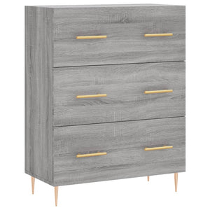 vidaXL Sideboard Grey Sonoma 69.5x34x90 cm Engineered Wood