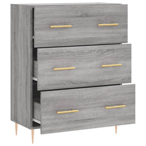 vidaXL Sideboard Grey Sonoma 69.5x34x90 cm Engineered Wood