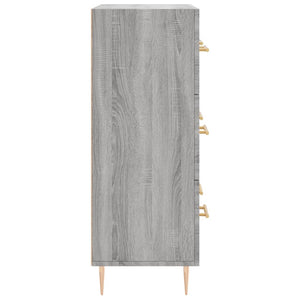 vidaXL Sideboard Grey Sonoma 69.5x34x90 cm Engineered Wood