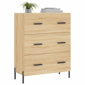 vidaXL Sideboard Sonoma Oak 69.5x34x90 cm Engineered Wood