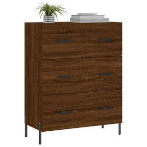 vidaXL Sideboard Brown Oak 69.5x34x90 cm Engineered Wood