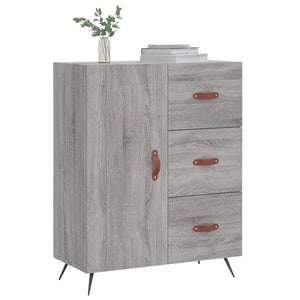 vidaXL Sideboard Grey Sonoma 69.5x34x90 cm Engineered Wood