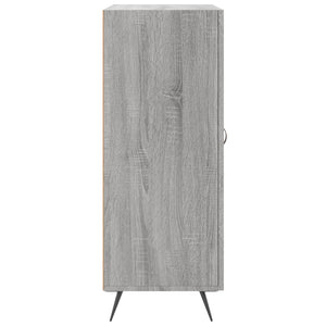 vidaXL Sideboard Grey Sonoma 69.5x34x90 cm Engineered Wood