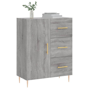 vidaXL Sideboard Grey Sonoma 69.5x34x90 cm Engineered Wood