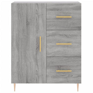 vidaXL Sideboard Grey Sonoma 69.5x34x90 cm Engineered Wood