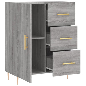 vidaXL Sideboard Grey Sonoma 69.5x34x90 cm Engineered Wood