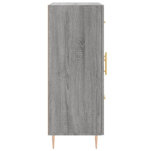 vidaXL Sideboard Grey Sonoma 69.5x34x90 cm Engineered Wood