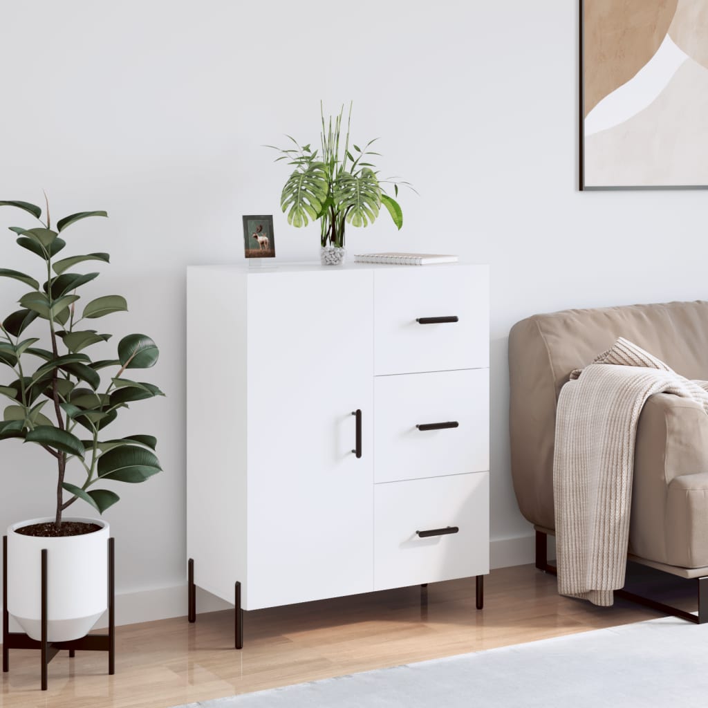 vidaXL Sideboard White 69.5x34x90 cm Engineered Wood