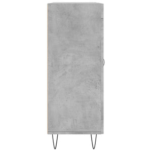 vidaXL Sideboard Concrete Grey 69.5x34x90 cm Engineered Wood