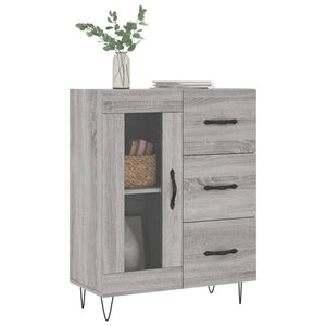 vidaXL Sideboard Grey Sonoma 69.5x34x90 cm Engineered Wood