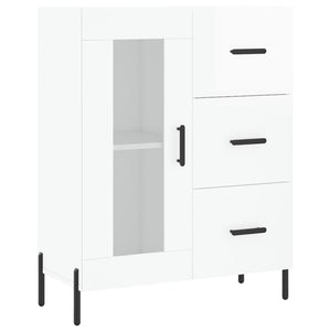 vidaXL Sideboard High Gloss White 69.5x34x90 cm Engineered Wood