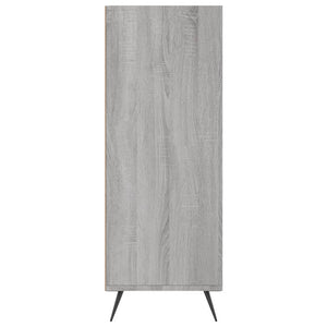 vidaXL Bookcase Grey Sonoma 69.5x32.5x90 cm Engineered Wood