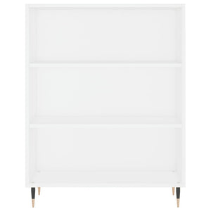 vidaXL Bookcase White 69.5x32.5x90 cm Engineered Wood