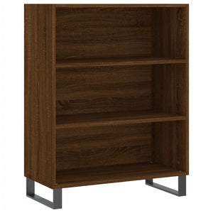 vidaxL Shelf Cabinet Brown Oak 69.5x32.5x90 cm Engineered Wood