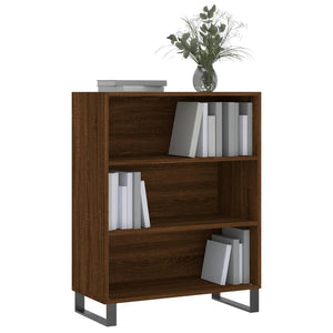 vidaxL Shelf Cabinet Brown Oak 69.5x32.5x90 cm Engineered Wood