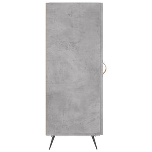 vidaXL Sideboard Concrete Grey 34.5x34x90 cm Engineered Wood