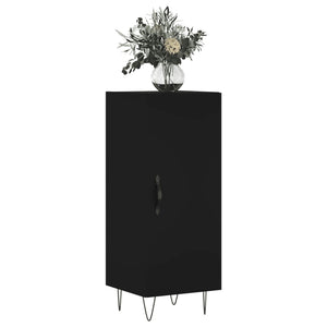 vidaXL Sideboard Black 34.5x34x90 cm Engineered Wood