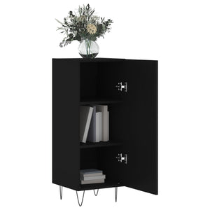 vidaXL Sideboard Black 34.5x34x90 cm Engineered Wood