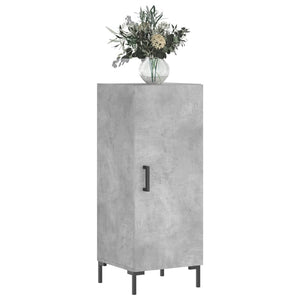 vidaXL Sideboard Concrete Grey 34.5x34x90 cm Engineered Wood