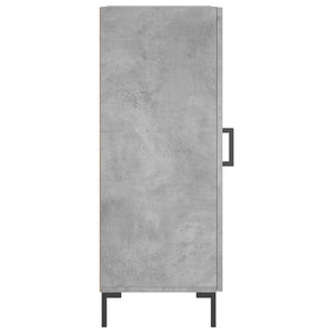 vidaXL Sideboard Concrete Grey 34.5x34x90 cm Engineered Wood