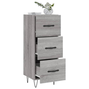 vidaXL Sideboard Grey Sonoma 34.5x34x90 cm Engineered Wood