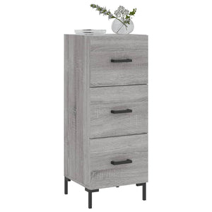 vidaXL Sideboard Grey Sonoma 34.5x34x90 cm Engineered Wood