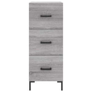 vidaXL Sideboard Grey Sonoma 34.5x34x90 cm Engineered Wood