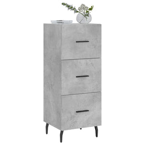 vidaXL Sideboard Concrete Grey 34.5x34x90 cm Engineered Wood