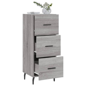 vidaXL Sideboard Grey Sonoma 34.5x34x90 cm Engineered Wood