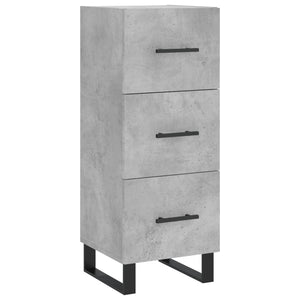 vidaXL Sideboard Concrete Grey 34.5x34x90 cm Engineered Wood