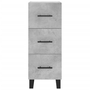 vidaXL Sideboard Concrete Grey 34.5x34x90 cm Engineered Wood