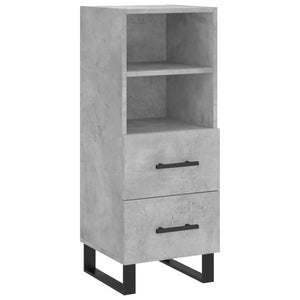 vidaXL Sideboard Concrete Grey 34.5x34x90 cm Engineered Wood