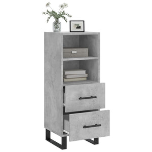 vidaXL Sideboard Concrete Grey 34.5x34x90 cm Engineered Wood